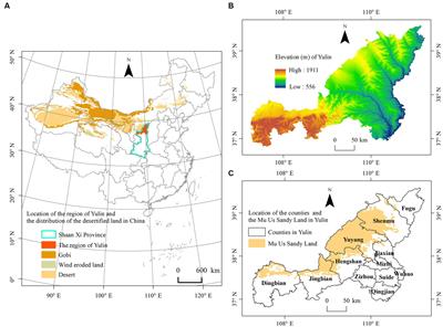 Characteristics of carbon sources and sinks and their relationships with climate factors during the desertification reversal process in Yulin, China